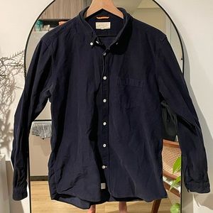Men’s Afield Corduroy Oxford Shirt - Navy - M